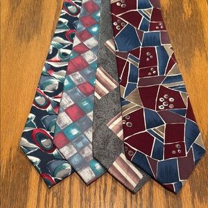 Collection of Pierre Cardin 100% Silk Ties
